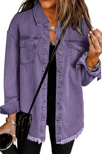 JAQUETA JEANS CANELA