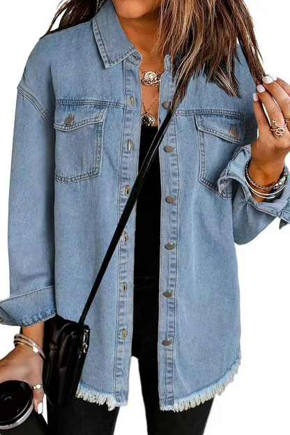 JAQUETA JEANS CANELA