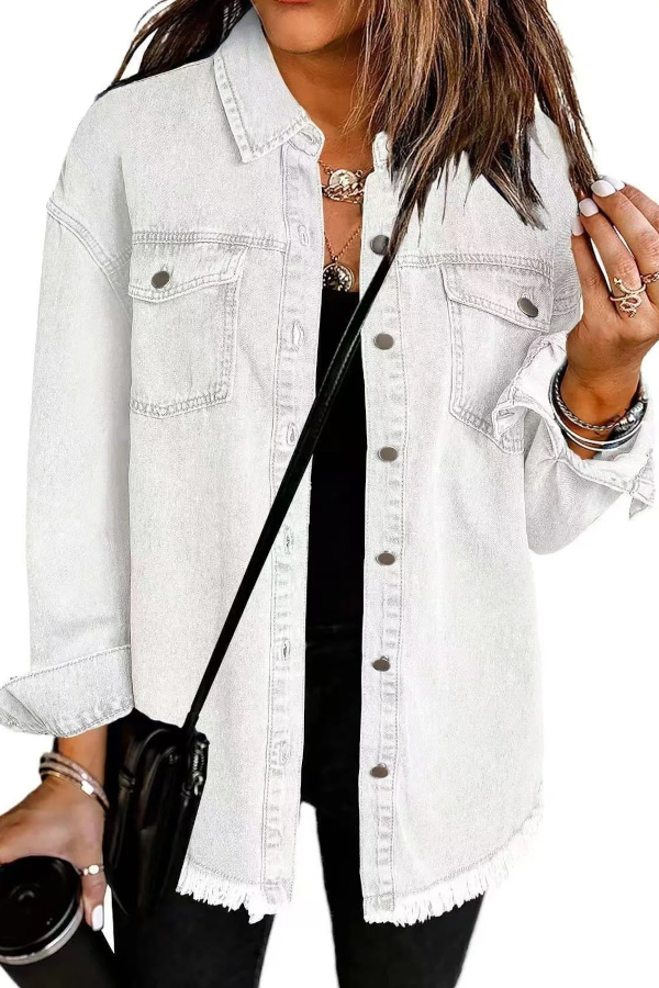 JAQUETA JEANS CANELA