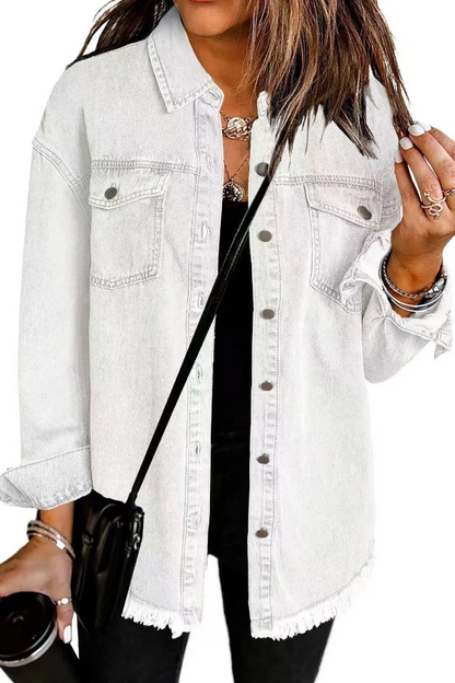JAQUETA JEANS CANELA