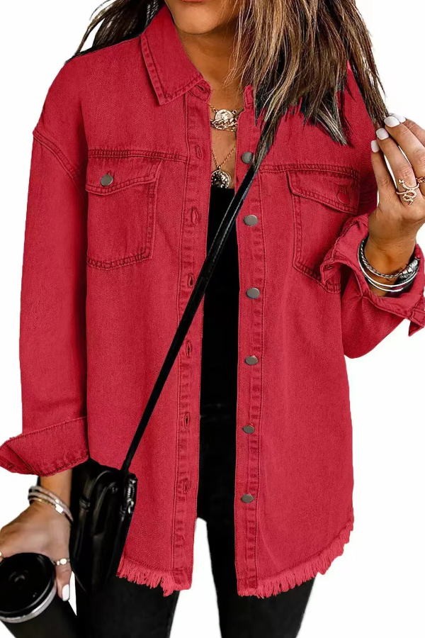 JAQUETA JEANS CANELA