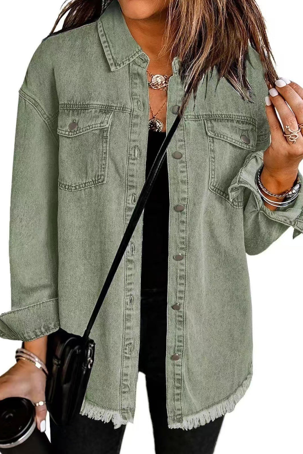 JAQUETA JEANS CANELA
